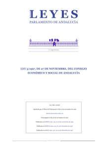 Ley 5/1997, de 27 de noviembre, del Consejo Económico y Social