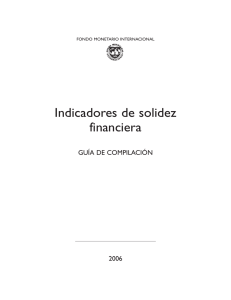 Indicadores de solidez financiera, Guía de Compilación, FMI