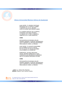 Himno Universidad Mariano Gálvez de Guatemala