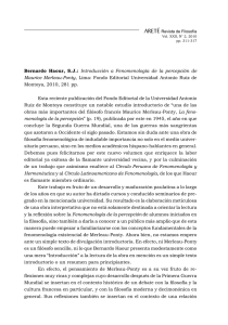 Bernardo Haour, S.J.: Introducción a Fenomenología de la
