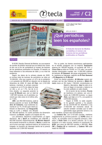 ¿Qué periódicos leen los españoles?