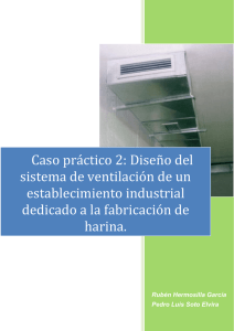 Caso práctico 2: Diseño del sistema de ventilación de un