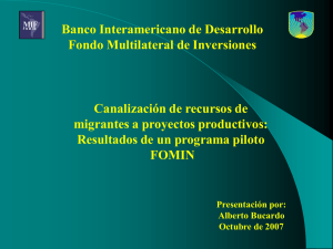 Proyecto FOMIN