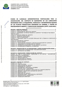 SOCIEDAD ANÓNIMA UNIPERSONAL COGERSA, S.A.U.