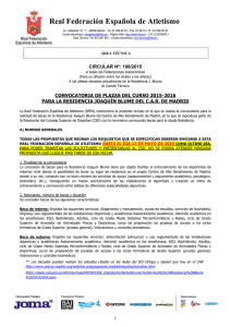 circular 108-2015 - Real Federación Española de Atletismo