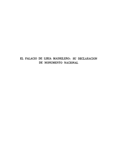 pdf El Palacio de Liria madrileño : Su declaración de Monumento