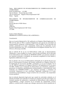 reglamento para autorizacion de actividades de comercializacion de