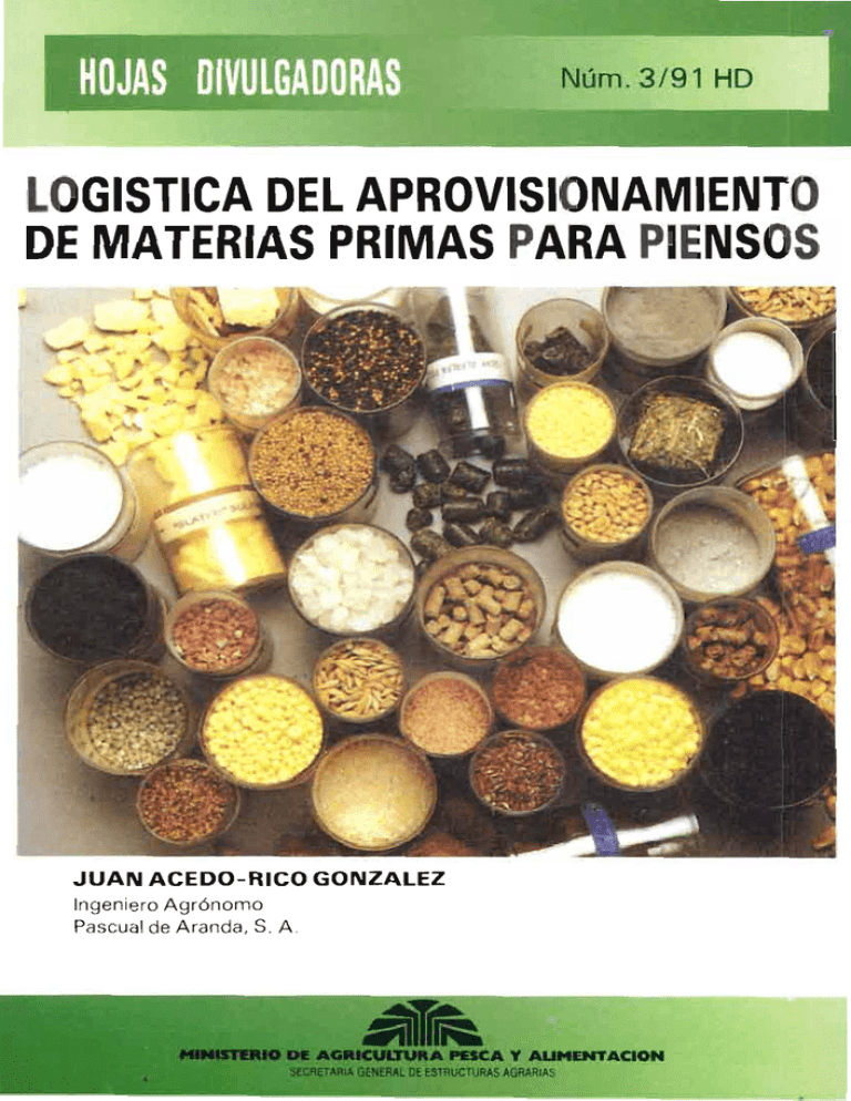 Logistica Del Aprovisionamiento De Materias Primas 2276