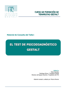 El Test de Psicodiagnóstico Gestalt (T.P.G)