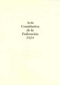 Acta Constitutiva de la Federación