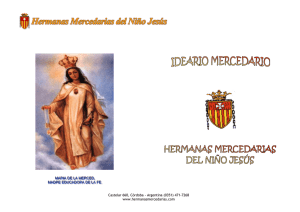 ideario educativo - Hermanas Terceras Mercedarias del Niño Jesús