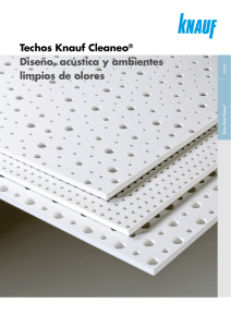 Techos Knauf Cleaneo® Diseño, acústica y ambientes limpios de