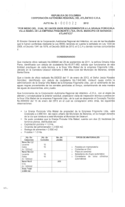 republica de colombia , 1 corporación autonoma regional del