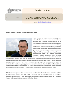 JUAN ANTONIO CUELLAR - Pontificia Universidad Javeriana
