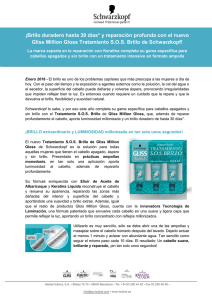 ¡Brillo duradero hasta 30 días* y reparación profunda con el nuevo