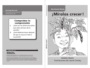 ¡Míralas crecer! - Tesoros - Macmillan/McGraw-Hill