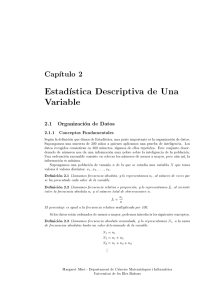 Capítulo 2 - Departamento de Matemáticas e Informática