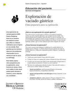 Exploración de vaciado gástrico - Health Online