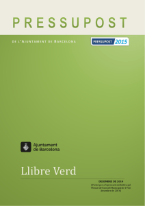 Llibre Verd - Ajuntament de Barcelona