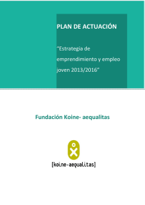 plan de actuación - Ministerio de Empleo y Seguridad Social