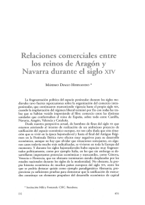 Relaciones comerciales entre los reinos de Aragón y Navarra
