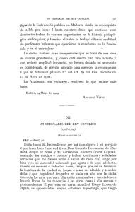 Un cedulario del Rey Cat&oacute;lico (1508