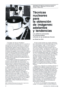 Técnicas nucleares para la obtención de imágenes: adelantos y