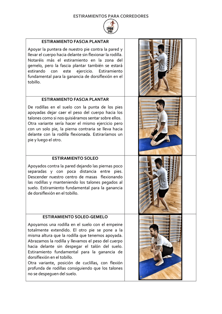 estiramientos para rodilla corredor