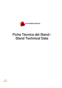 Ficha Técnica del Stand / Stand Technical Data