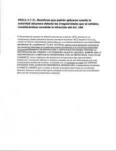 REGLA 3.7.21. Beneﬁcios que podrán aplicarse cuando la