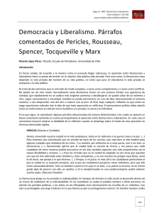 Democracia y Liberalismo