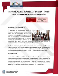 Alianza Universidad Empresa Estado para la transferencia de