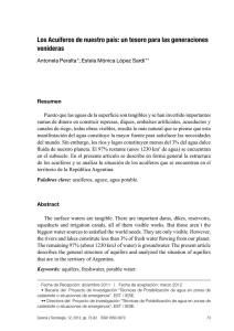 Los Acuíferos de nuestro país: un tesoro para las generaciones