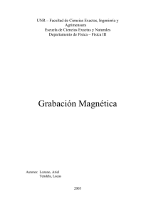 Grabacion Magnetica