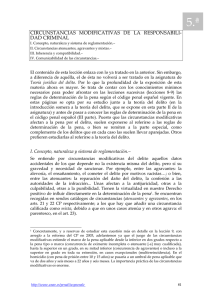 Circunstancias modificativas de la responsabilidad criminal