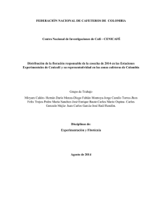 Informe floracion nacional 2013-2014