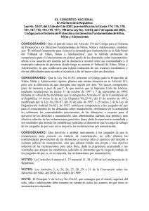 Ley No. 52-07 - Observatorio Judicial Dominicano