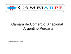 Cámara de Comercio Binacional Argentino Peruana