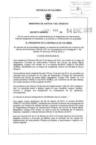 decreto 046 del 14 de enero de 2015