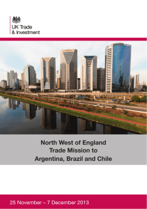 North West of England Trade Mission to Argentina, Brazil