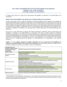 Biodiversidad y Ecosistemas - Food and Agriculture Organization of