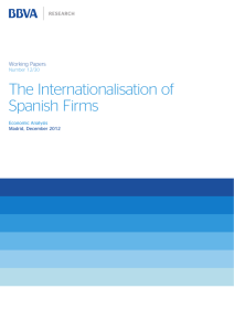The Internationalisation of Spanish Firms