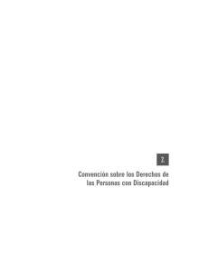 Convención sobre los Derechos de las Personas con Discapacidad