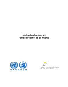 Los derechos humanos son también derechos de las mujeres