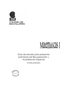 MATEMATICAS I (Plantel 17).