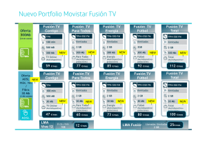 Nuevo Portfolio Movistar Fusión TV