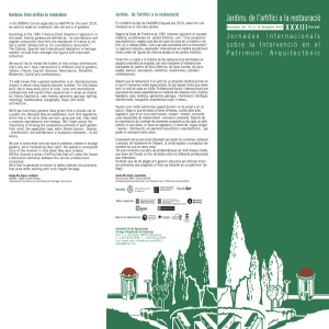 programme - Col·legi d`Arquitectes de Catalunya