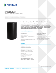 structural® tanques de salmuera redondos