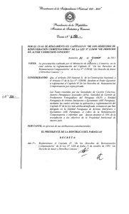 Decreto N° 6780/11 - Ministerio de Industria y Comercio