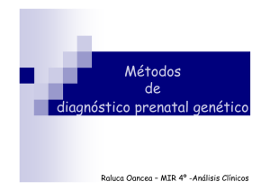 Métodos de diagnóstico prenatal genético